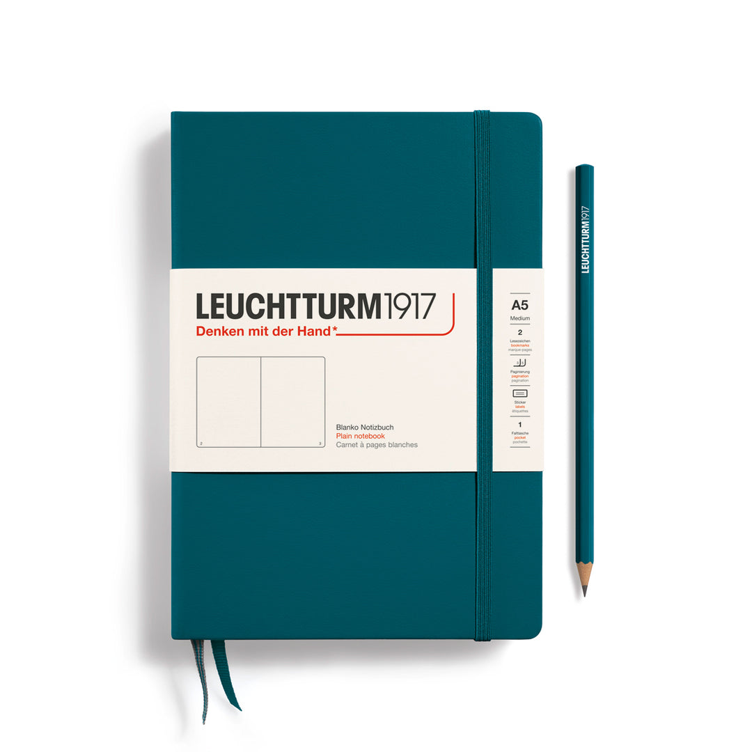 Leuchtturm1917 Notebook A5 Medium - Pacific Green