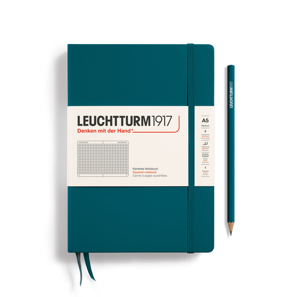 Leuchtturm1917 Notebook A5 Medium - Pacific Green