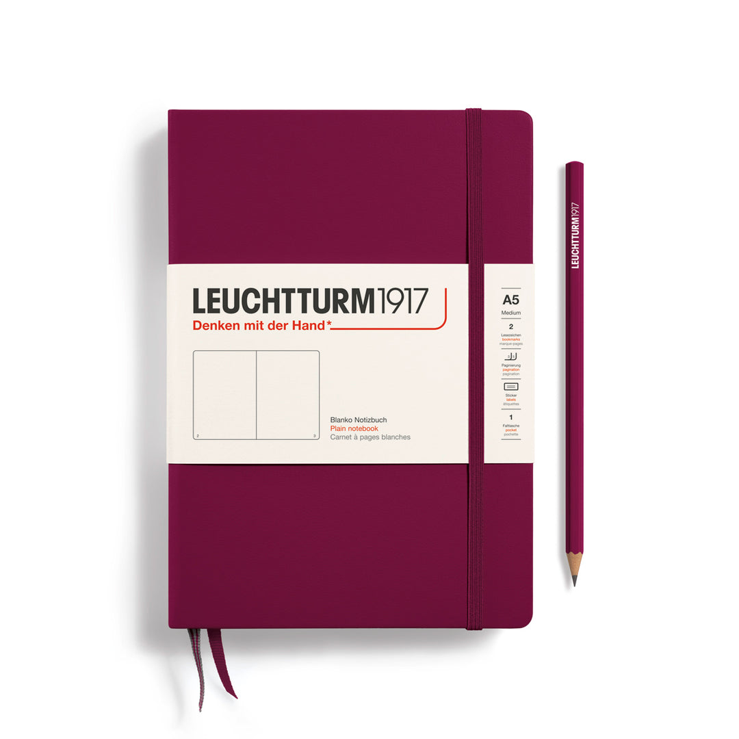 Leuchtturm1917 Notebook A5 Medium - Port Red