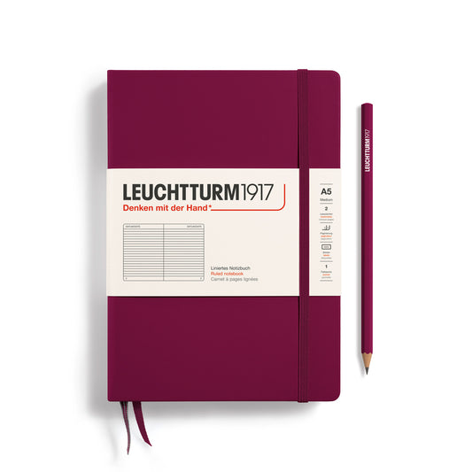 Leuchtturm1917 Notebook A5 Medium - Port Red