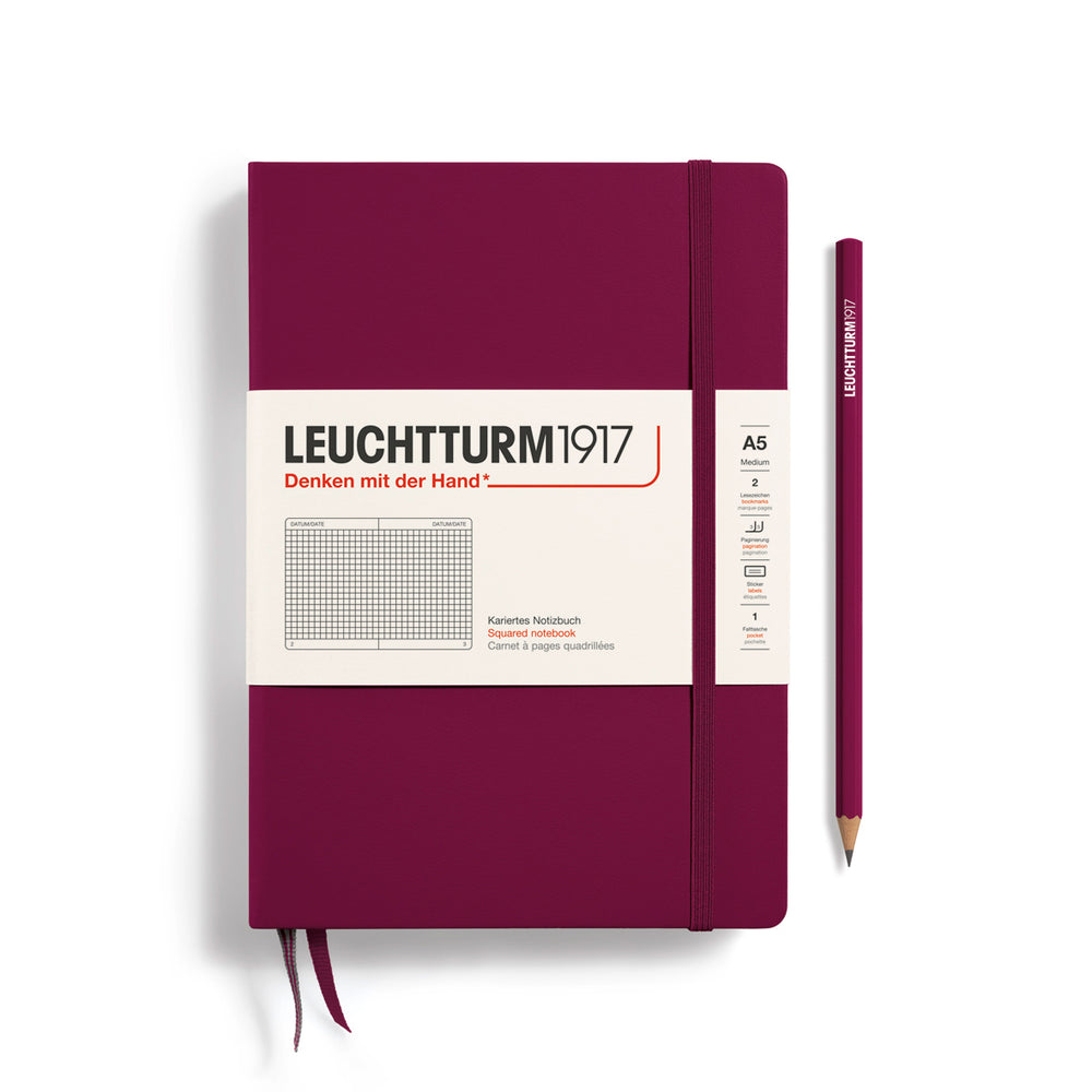 Leuchtturm1917 Notebook A5 Medium - Port Red
