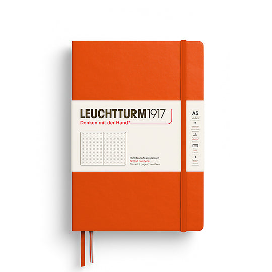 Leuchtturm1917 Notebook A5 Medium Hardcover - Pumpkin