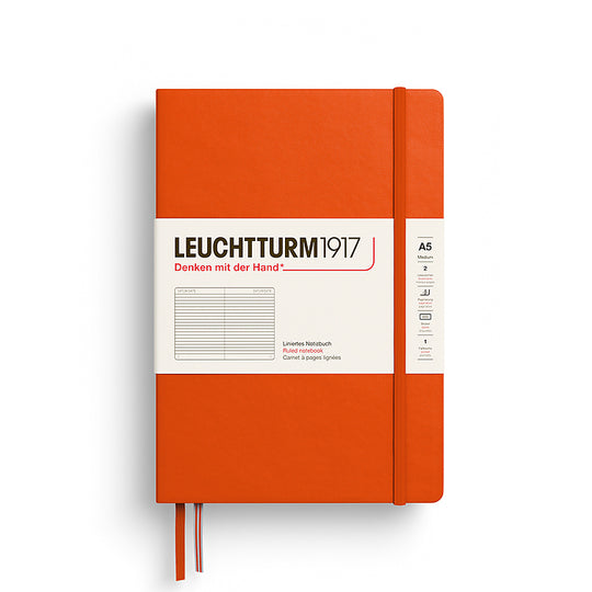 Leuchtturm1917 Notebook A5 Medium Hardcover - Pumpkin