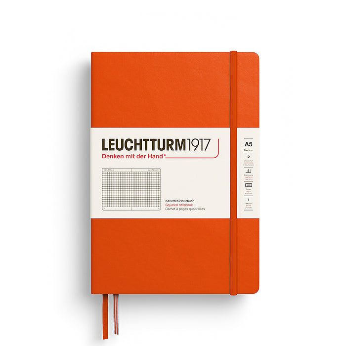 Leuchtturm1917 Notebook A5 Medium Hardcover - Pumpkin