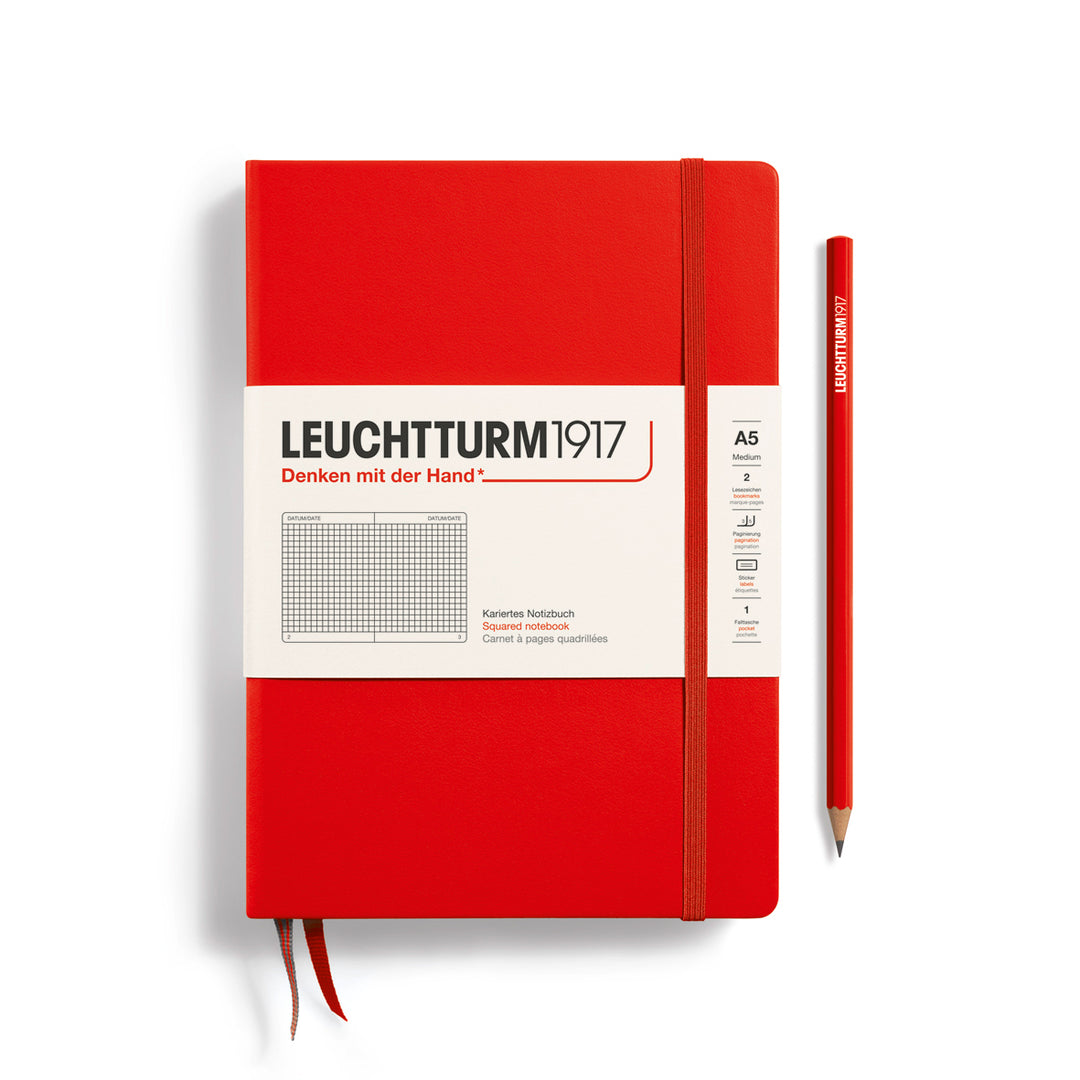 Leuchtturm1917 Notebook A5 Medium - Red