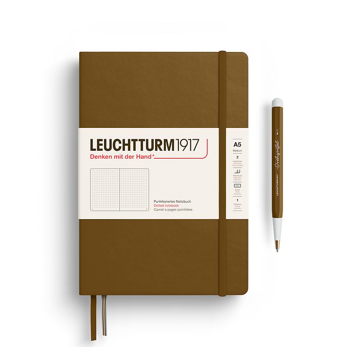 Leuchtturm1917 Notebook Hardcover A5 - Spice Brown