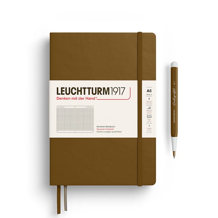 Leuchtturm1917 Notebook Hardcover A5 - Spice Brown