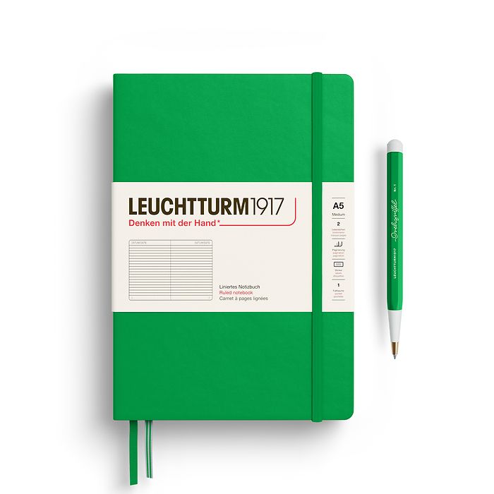 Leuchtturm1917 Notebook Hardcover A5 - Spring Leaf