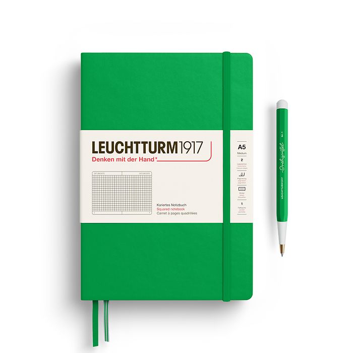 Leuchtturm1917 Notebook Hardcover A5 - Spring Leaf