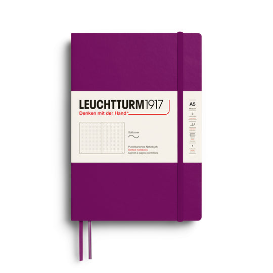 Leuchtturm1917 │  2027 Colours Notebook Medium Soft Cover A5 -Burgundy