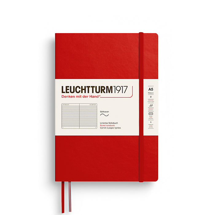 Leuchtturm1917 Notebook A5 Medium Softcover - Cherry