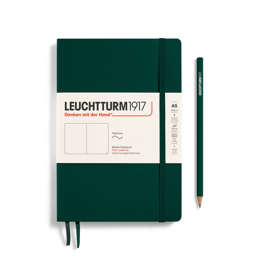 Leuchtturm1917 A5 Softcover Medium - Forest Green