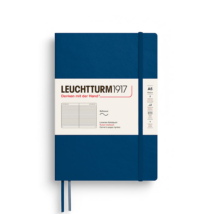 Leuchtturm1917 Notebook A5 Medium Softcover - Indigo
