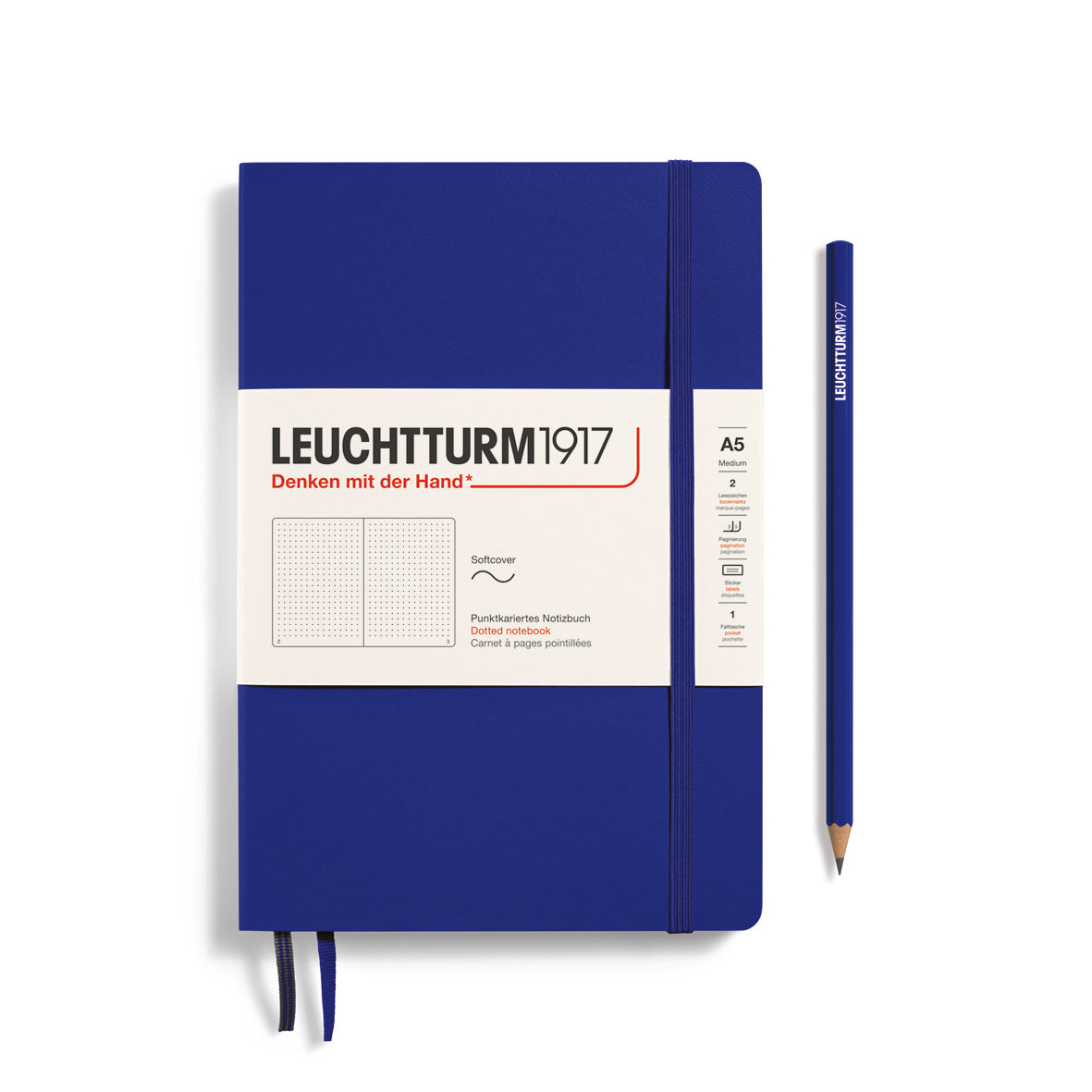 Leuchtturm1917 A5 Medium Softcover - Ink