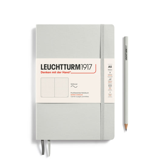 Leuchtturm1917 A5 Softcover Medium - Light Grey