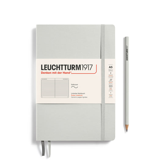 Leuchtturm1917 A5 Softcover Medium - Light Grey
