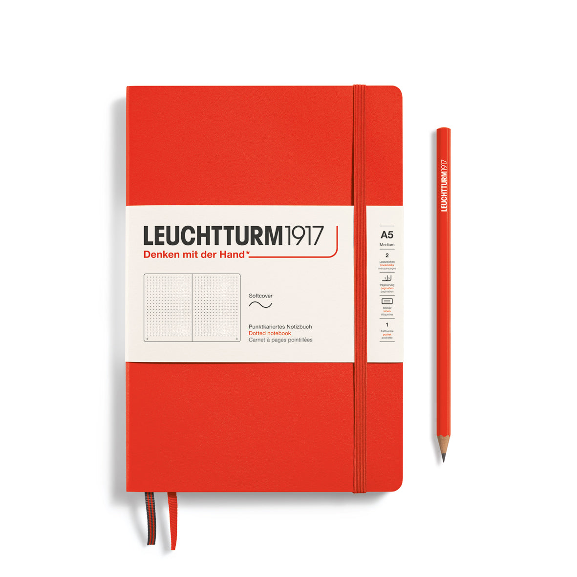 Leuchtturm1917 A5 Medium Softcover - Lobster