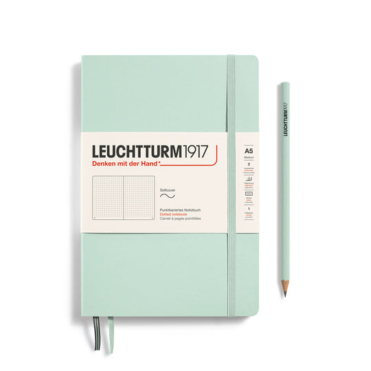 Leuchtturm1917 A5 Softcover Medium - Mint Green