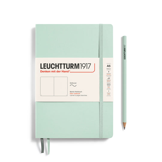 Leuchtturm1917 A5 Softcover Medium - Mint Green