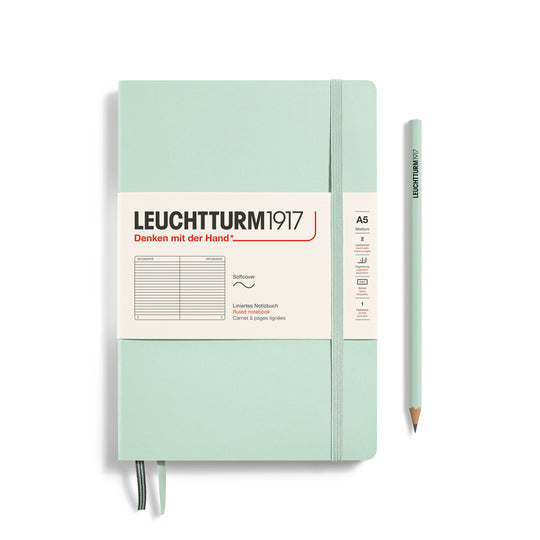 Leuchtturm1917 A5 Softcover Medium - Mint Green