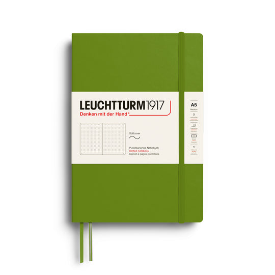Leuchtturm1917 │  2027 Colours Notebook Medium Soft Cover A5 -Moss