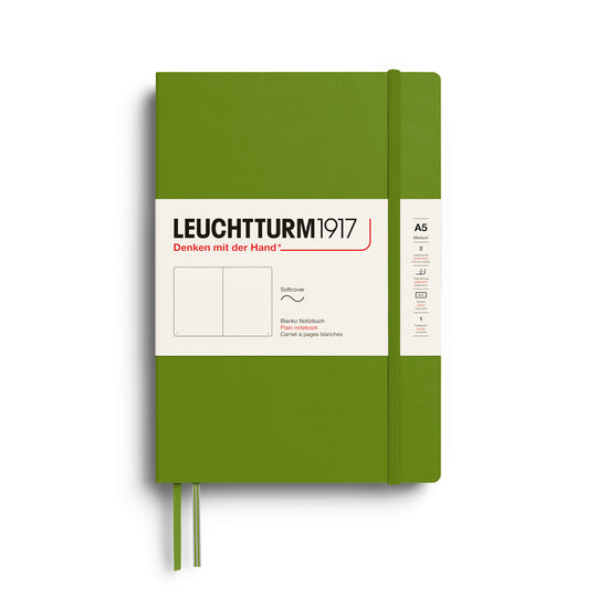 Leuchtturm1917 │  2027 Colours Notebook Medium Soft Cover A5 - Moss