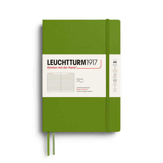 Leuchtturm1917 │  2027 Colours Notebook Medium Soft Cover A5 - Moss