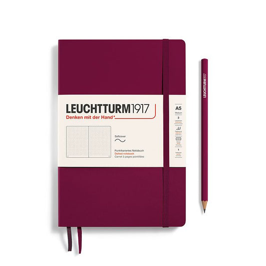 Leuchtturm1917 Notebooks Softcover Medium A5 - Port Red