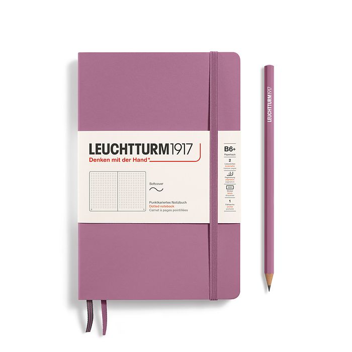 LEUCHTTURM1917 Paperback Notebook B6+ Softcover -  Dusty Rose