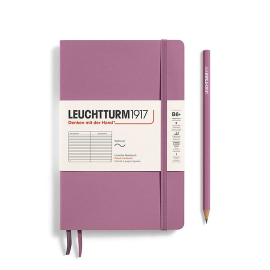 LEUCHTTURM1917 Paperback Notebook B6+ Softcover -  Dusty Rose