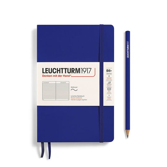 LEUCHTTURM1917 Paperback Notebook B6+ Softcover -  Ink