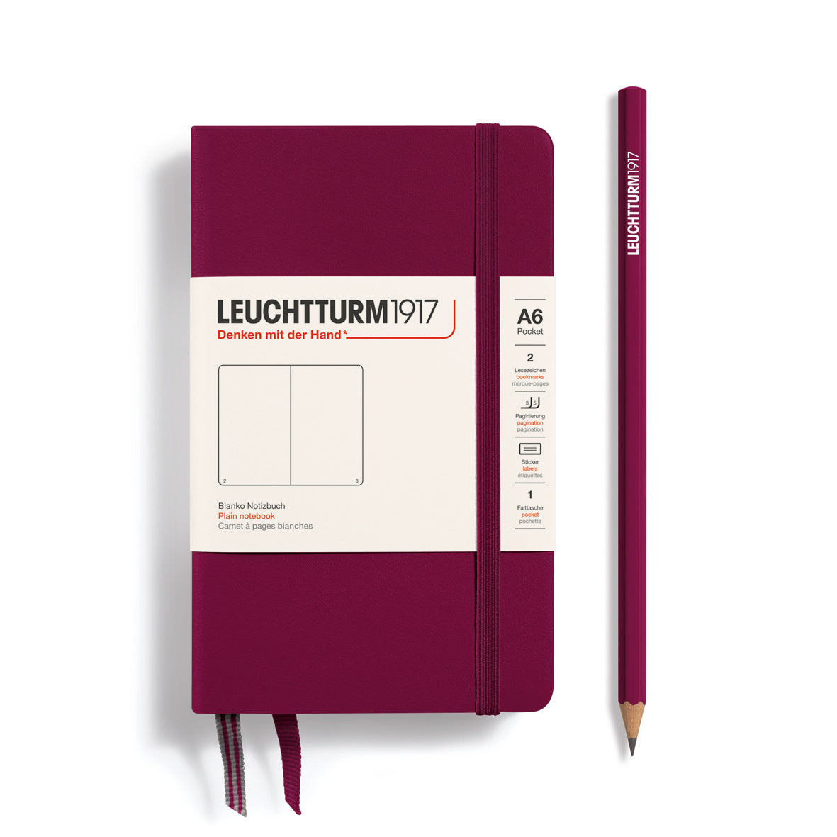 Leuchtturm1917 Pocket A6 - Port Red