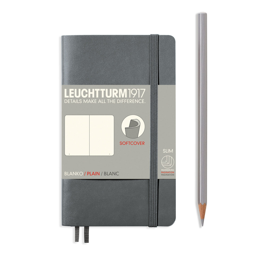 Leuchtturm1917 A6 Softcover Pocket  - Anthracite