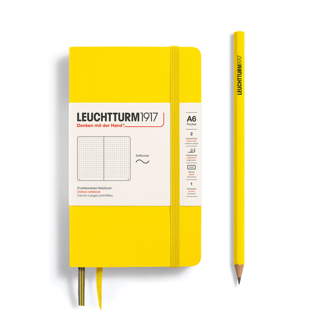 Leuchtturm1917 A6 Softcover Pocket  - Lemon