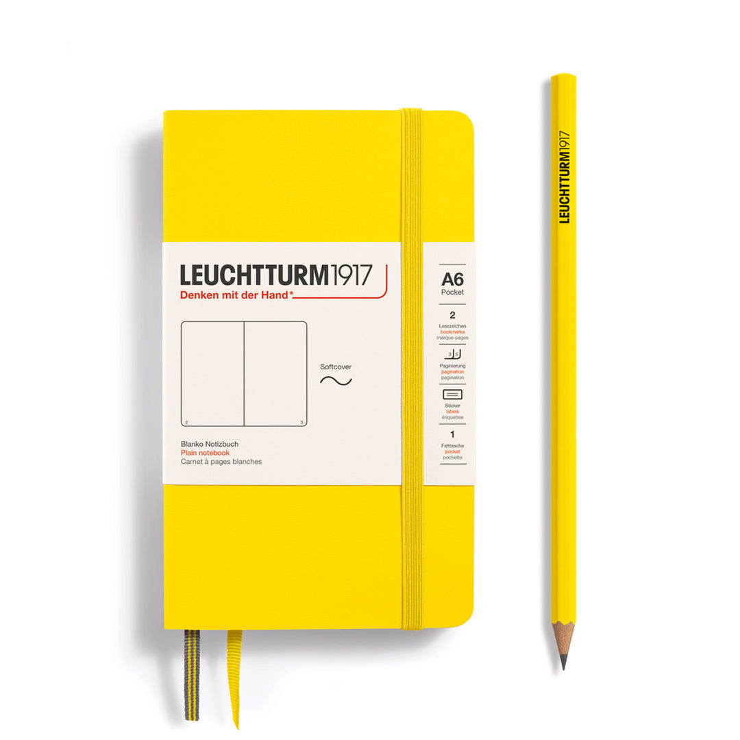 Leuchtturm1917 A6 Softcover Pocket  - Lemon