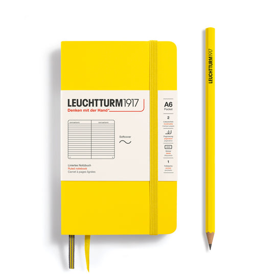 Leuchtturm1917 A6 Softcover Pocket  - Lemon