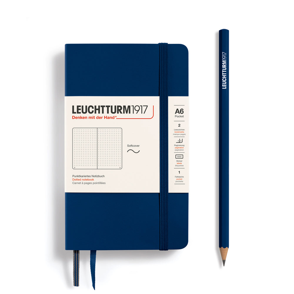 Leuchtturm1917 A6 Softcover Pocket  - Navy
