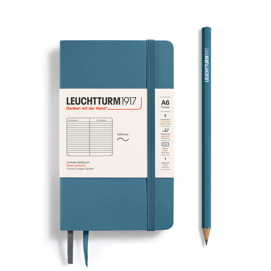 Leuchtturm1917 A6 Softcover Pocket  - Stone Blue