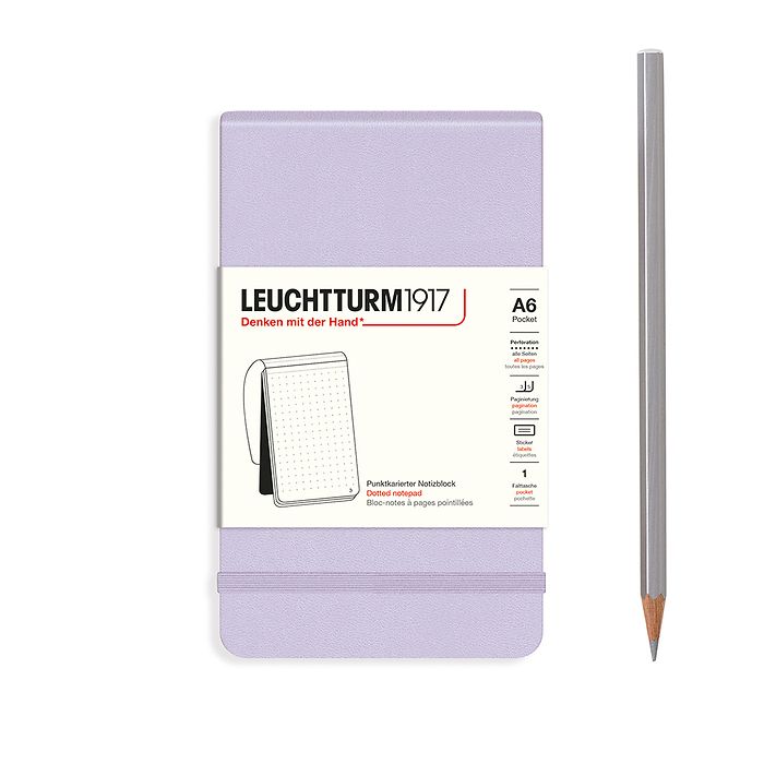 Leuchtturm1917 Notepads Pocket A6 - Lilac