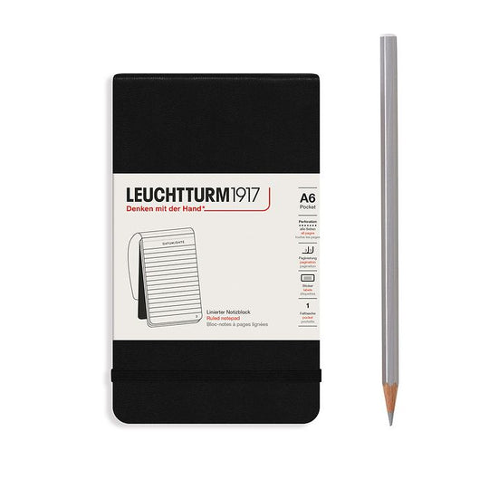 Leuchtturm1917 Notepads Pocket A6 - Black