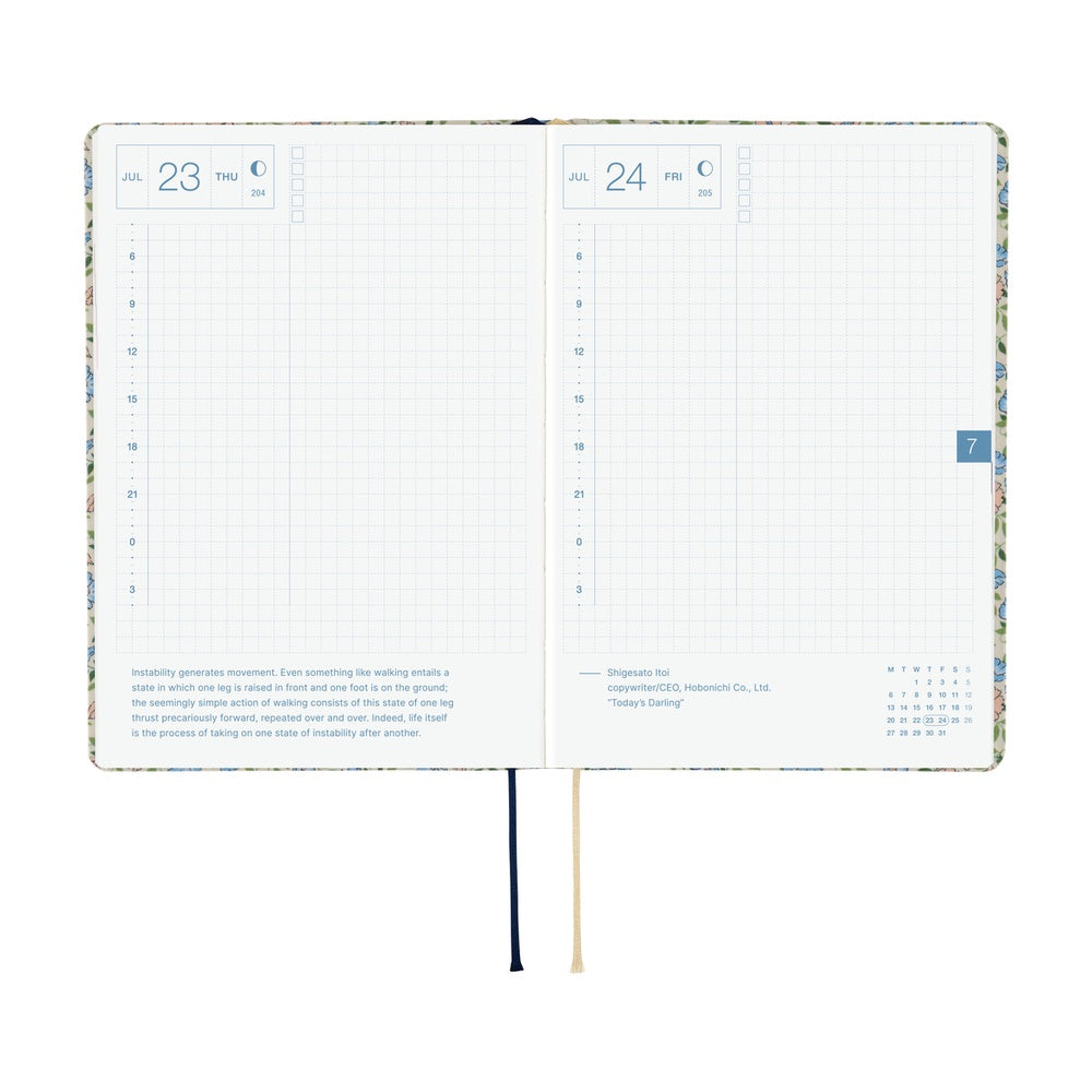 Hobonichi Liberty Fabrics Sasha Kiora HON A6