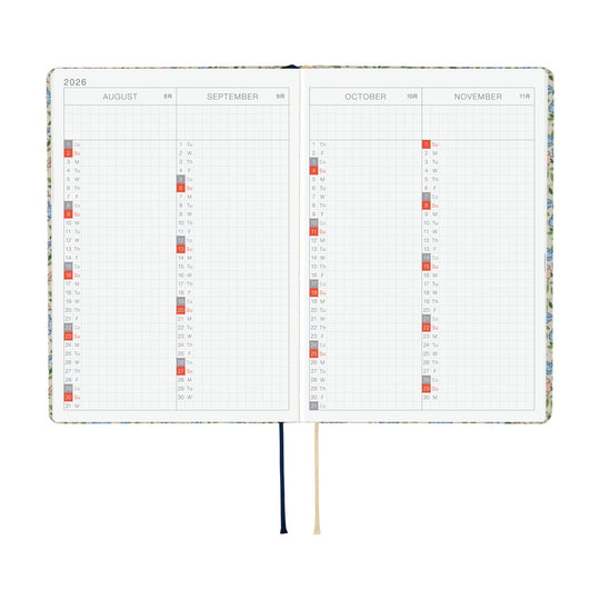 Hobonichi Liberty Fabrics Sasha Kiora HON A6