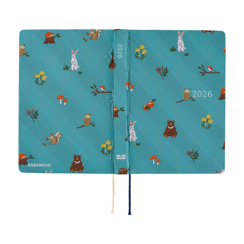 Hobonichi Bow &amp; Tie In the Forest HON A6