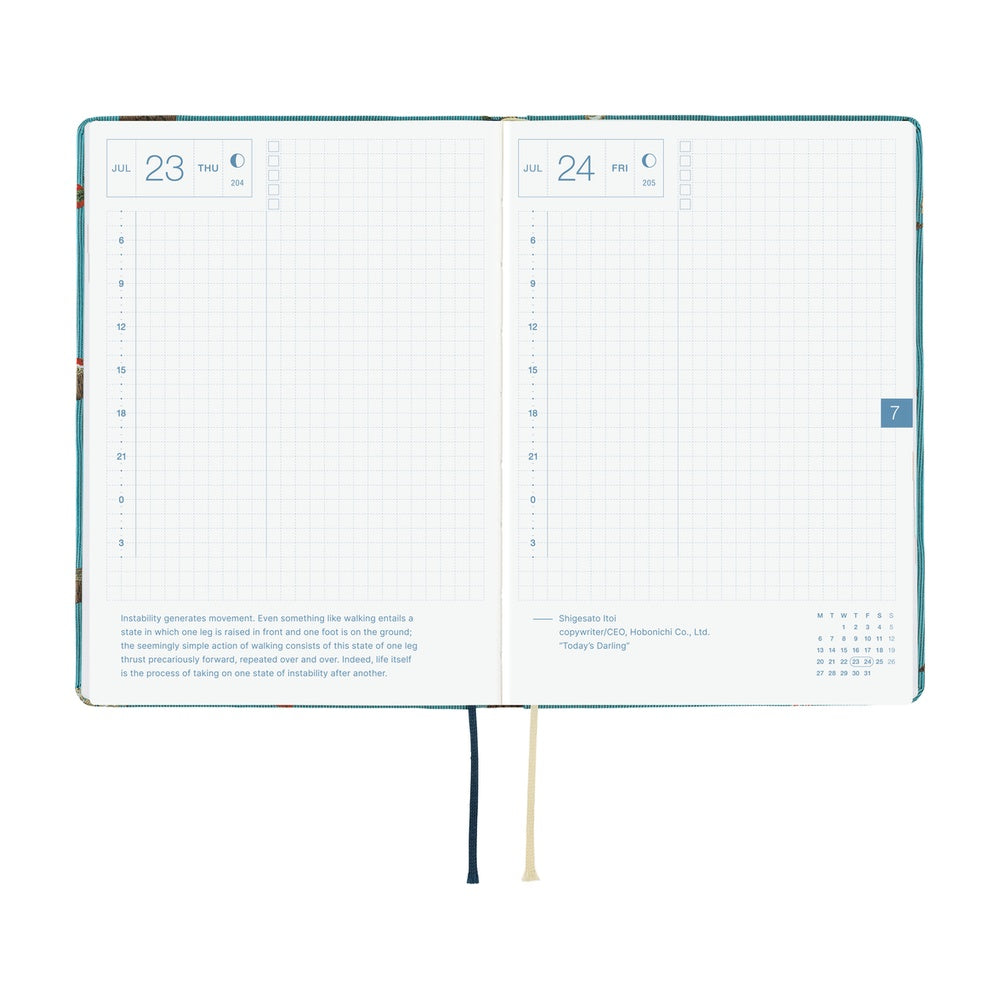 Hobonichi Bow &amp; Tie In the Forest HON A6