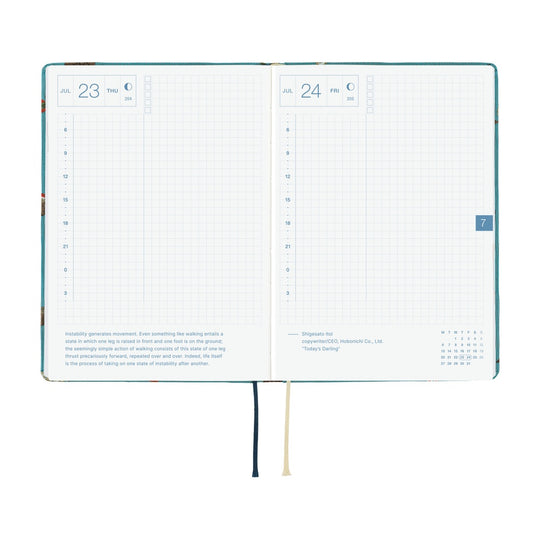 Hobonichi Bow &amp; Tie In the Forest HON A6