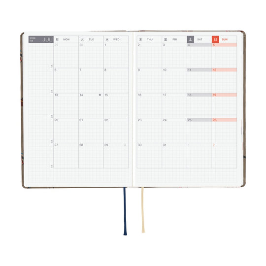 Hobonichi Bow & Tie Galloping Horses HON A6