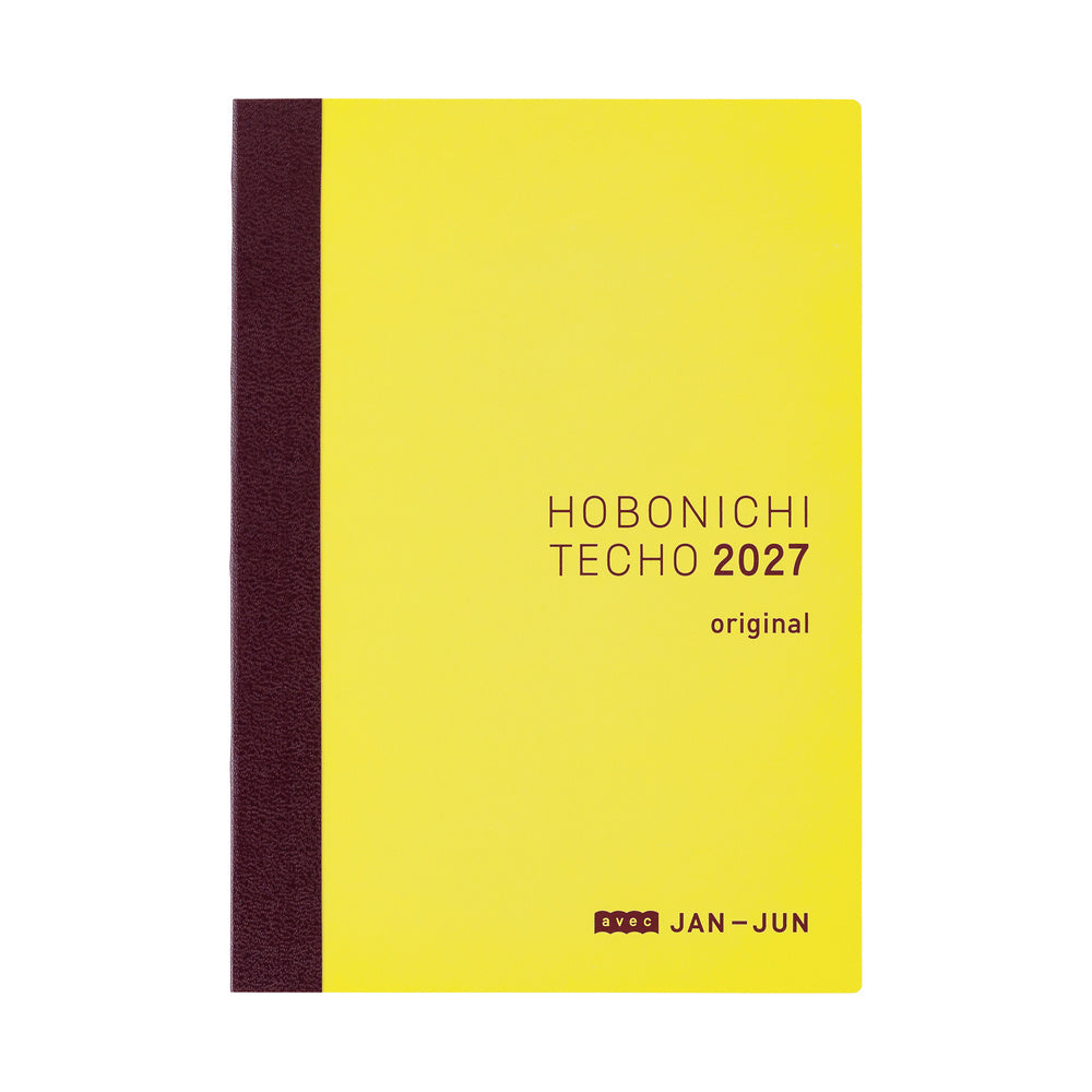 Hobonichi Techo 2027 Japanese Original Avec Books A6 Pre-order Shipping Mid October