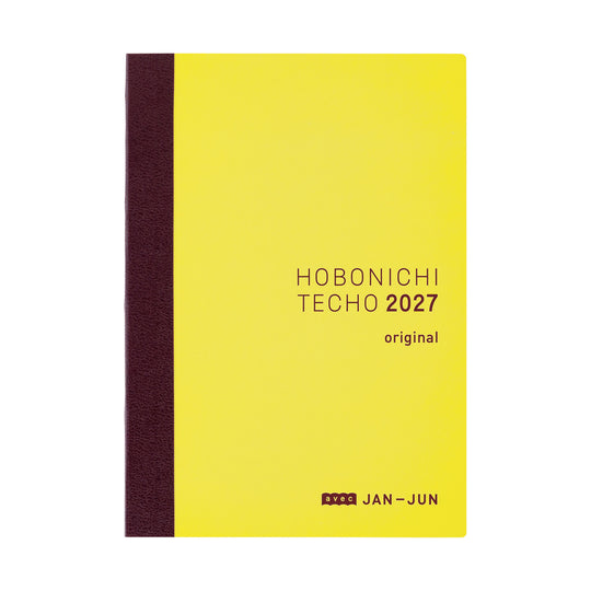 Hobonichi Techo 2027 Japanese Original Avec Books A6 Pre-order Shipping Mid October