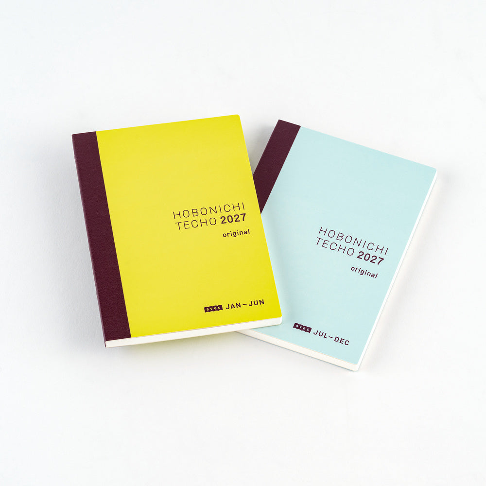 Hobonichi Techo 2027 Japanese Original Avec Books A6 Pre-order Shipping Mid October
