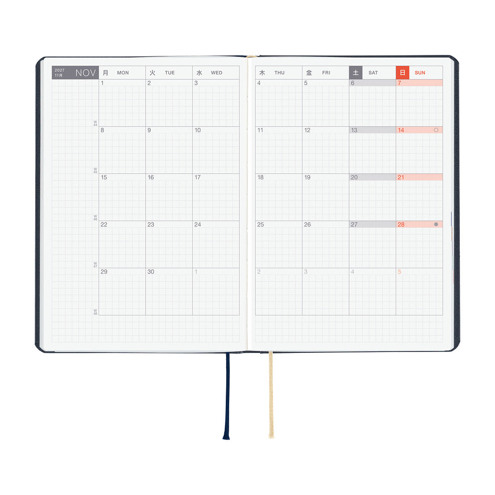 Hobonichi  |  SLASH Navy A6 HON